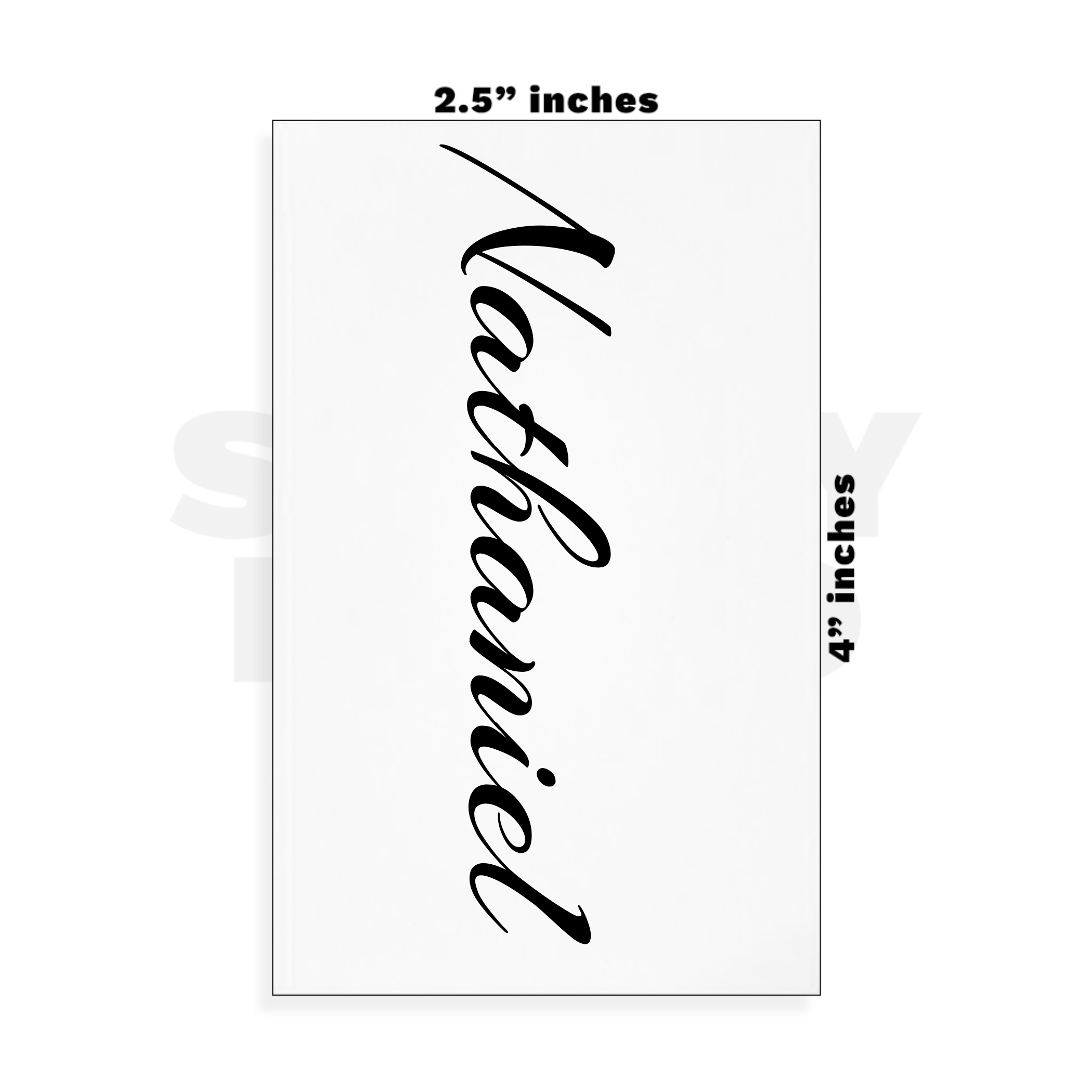 Custom Small - 2.5in x 4in