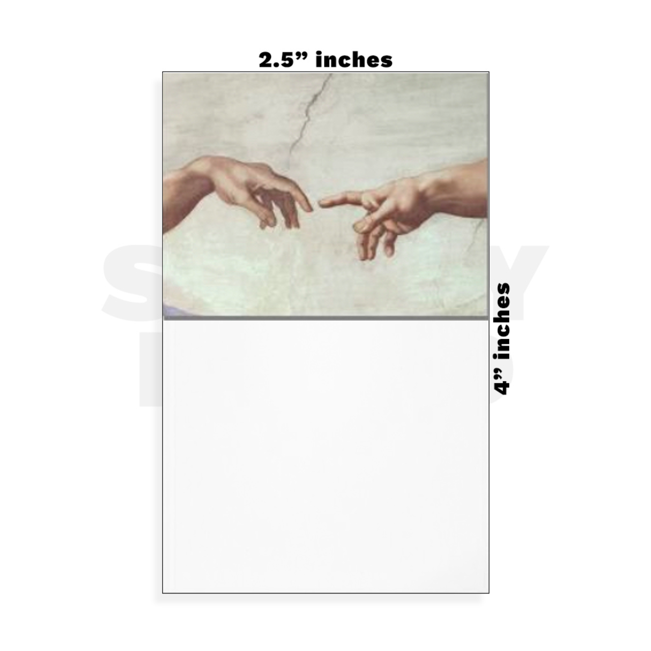 Custom Small - 2.5in x 4in