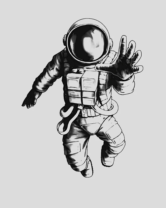 Astro Man Tattoo - Semi Permanent