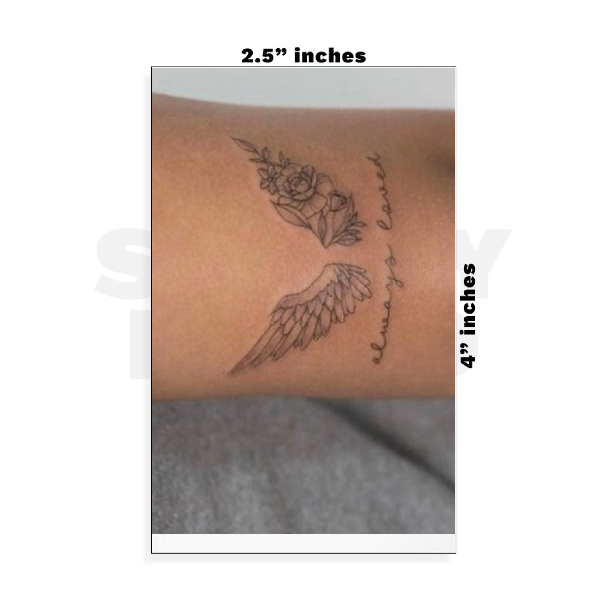 Custom Small - 2.5in x 4in