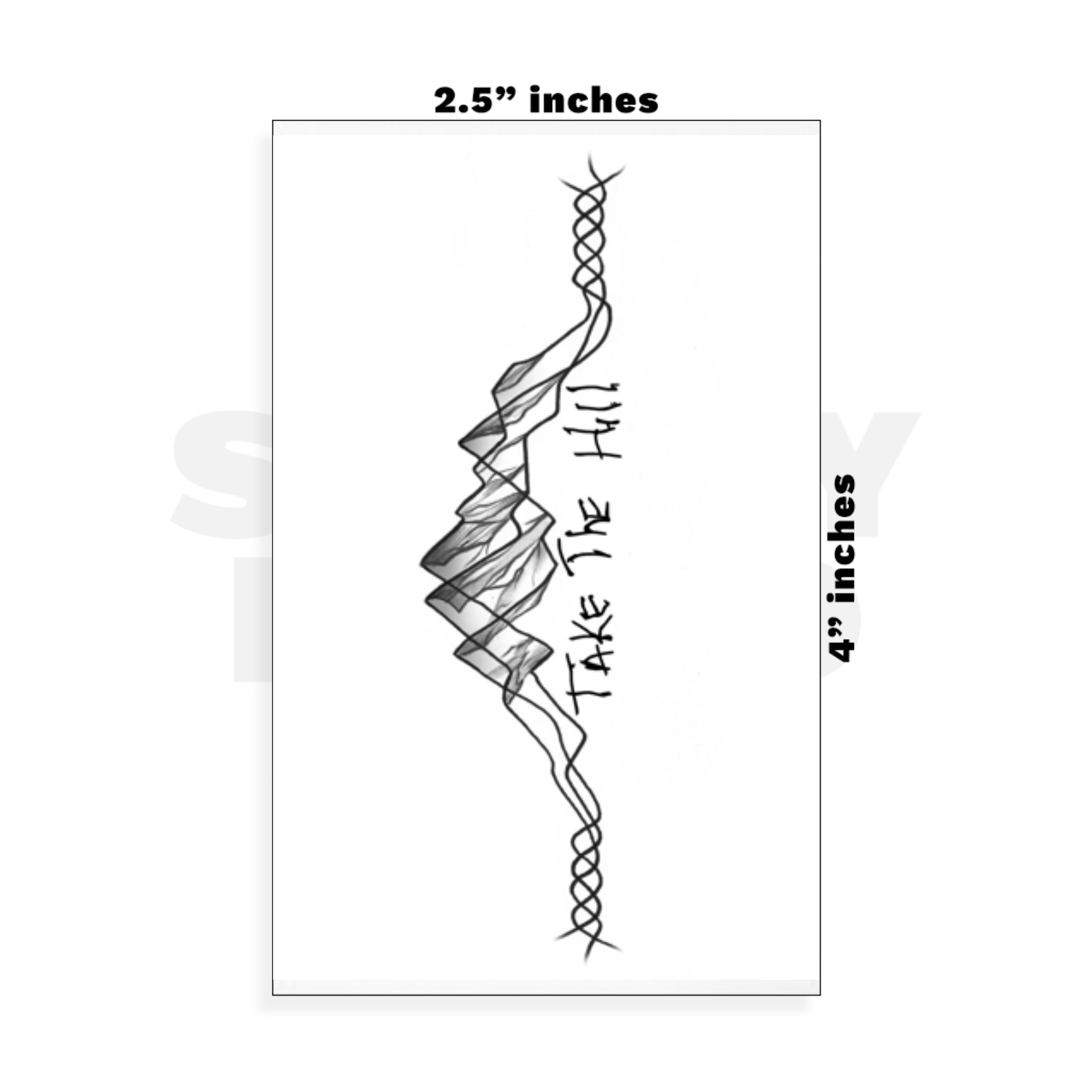 Custom Small - 2.5in x 4in