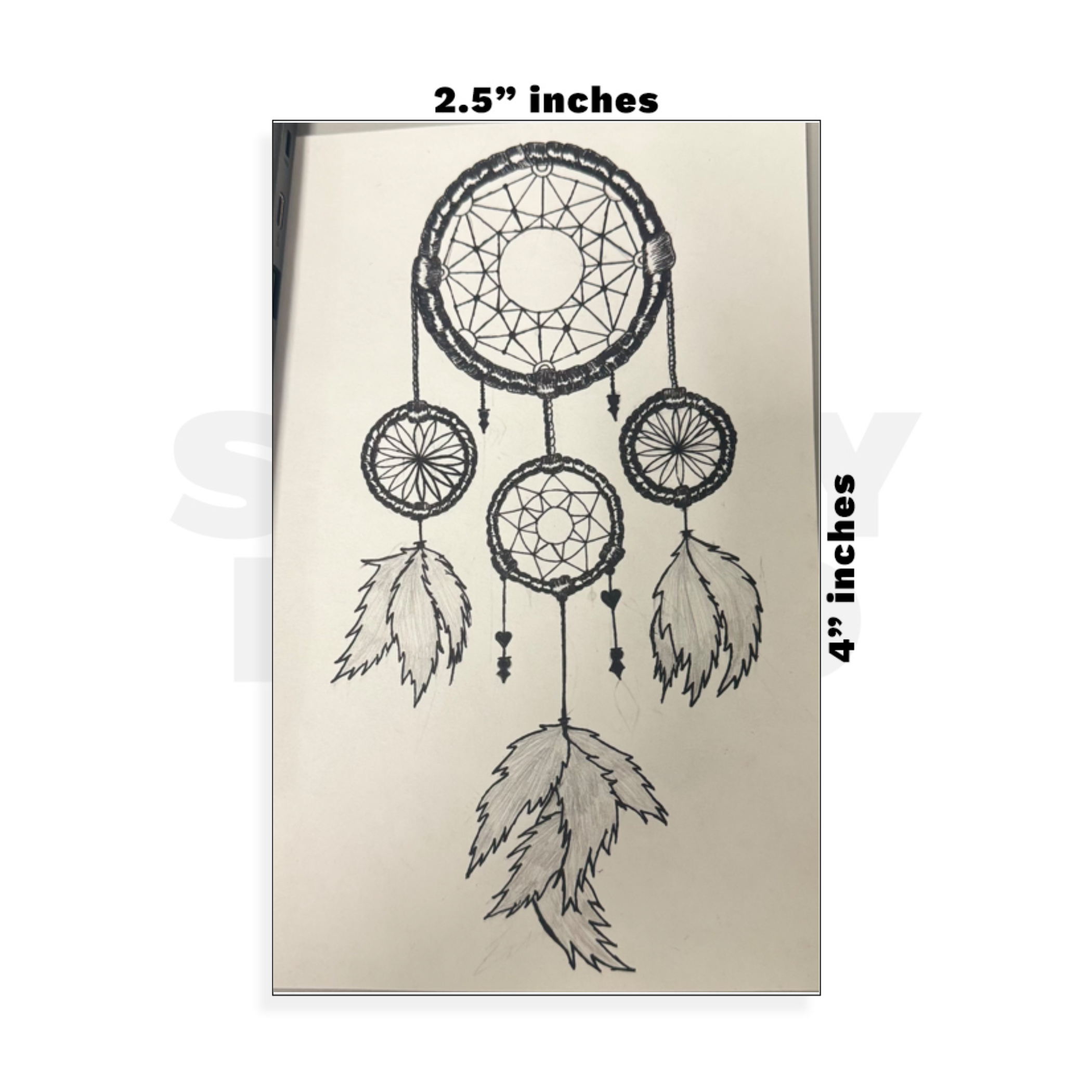 Custom Small - 2.5in x 4in
