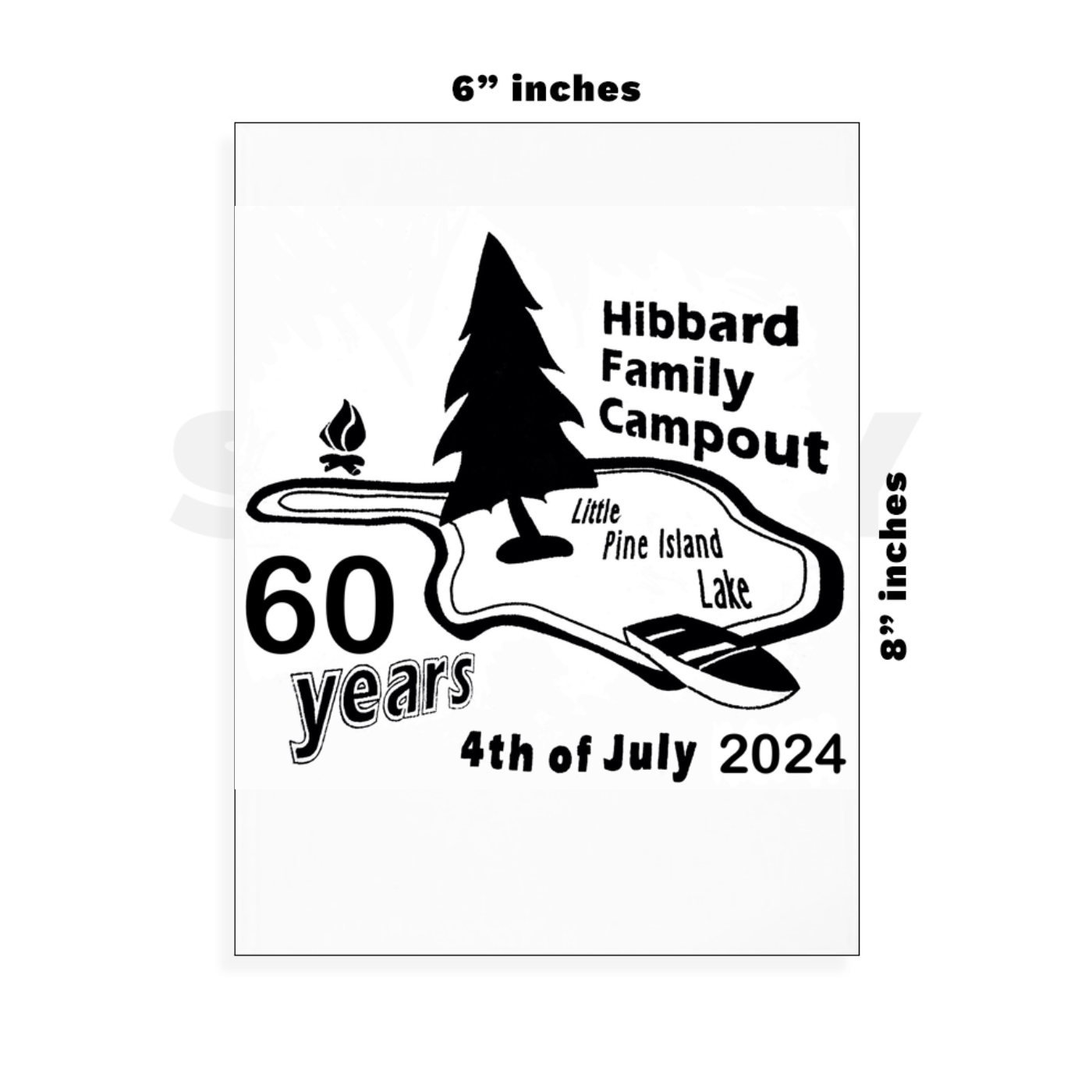 Custom Large - 6in x 8.5in