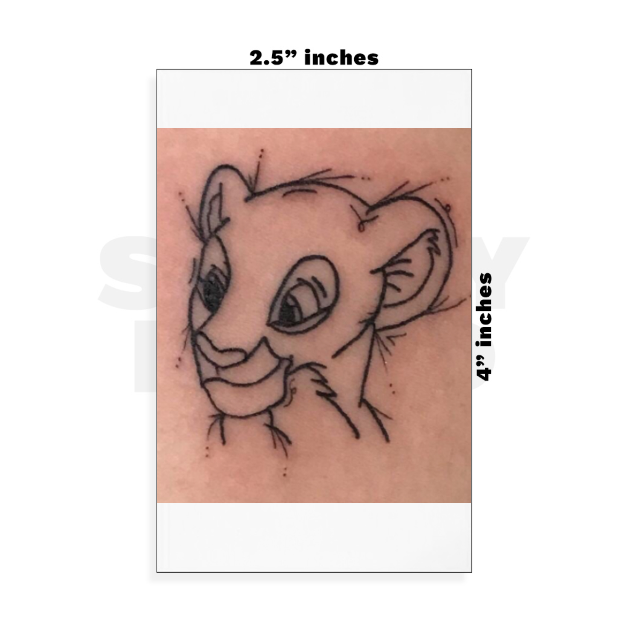 Custom Small - 2.5in x 4in