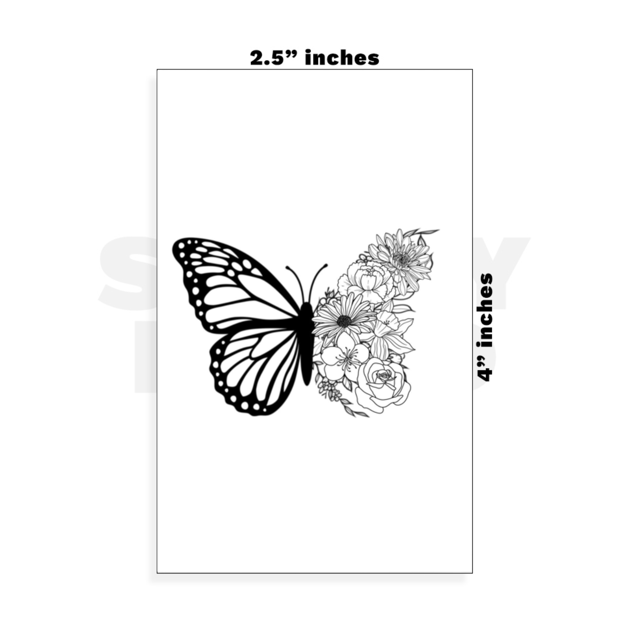 Custom Small - 2.5in x 4in