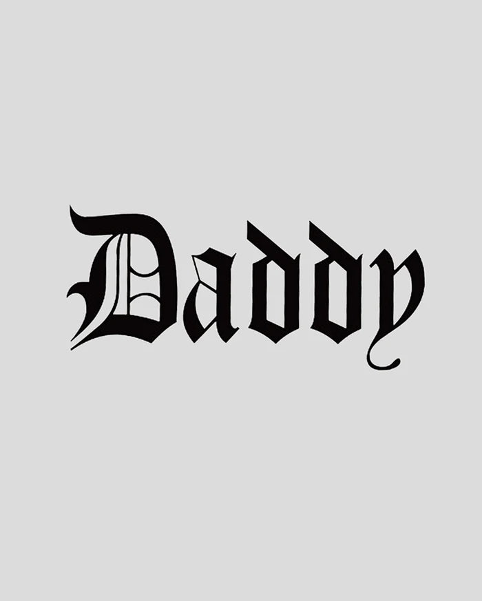 DADDY Tattoo - Semi Permanent
