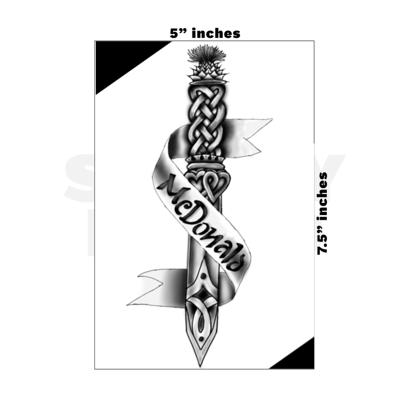 Custom Medium - 5in x 7.5in