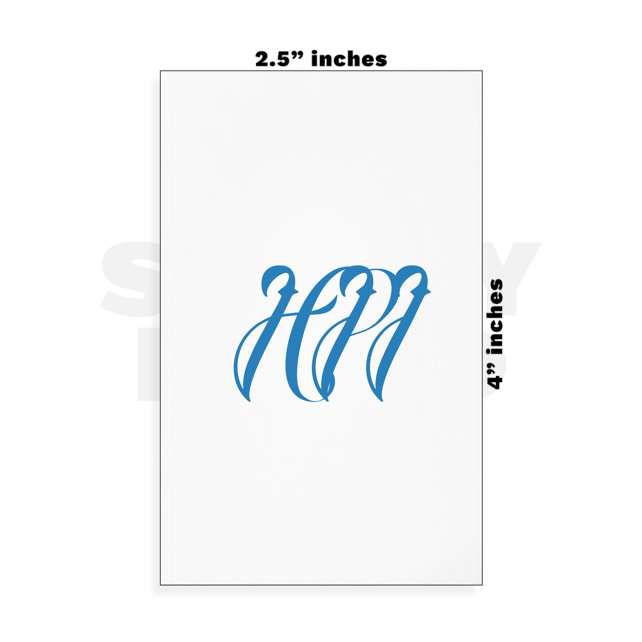 Custom Small - 2.5in x 4in