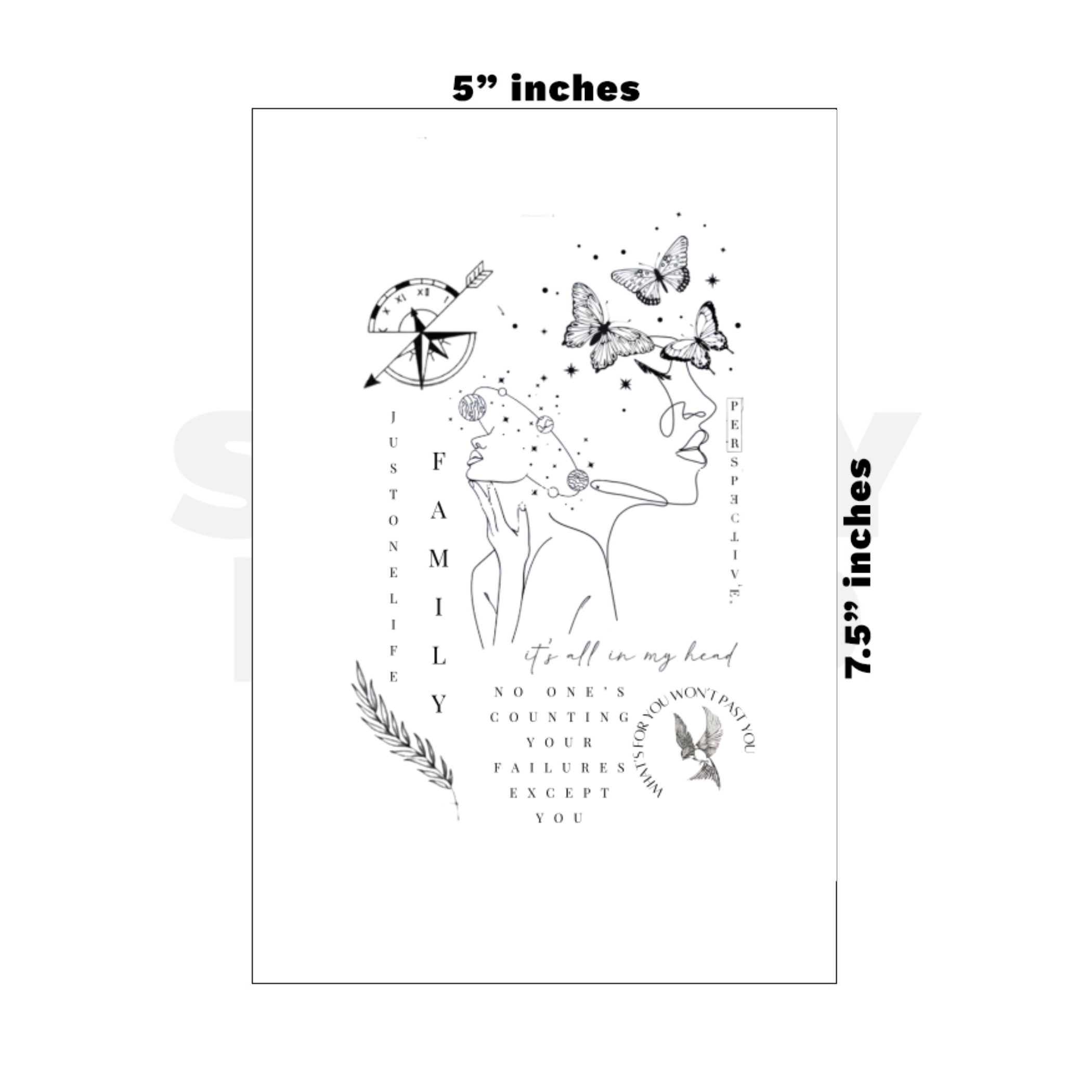 Custom Medium - 5in x 7.5in