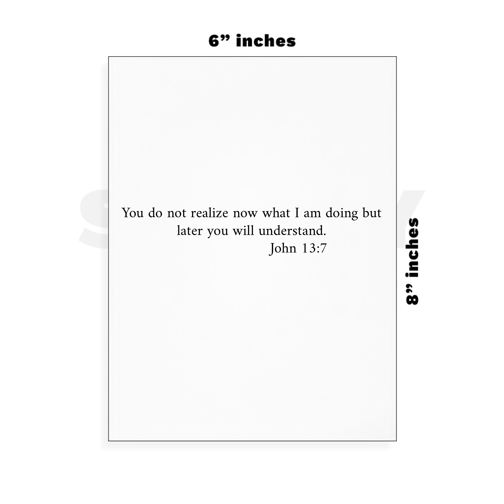 Custom Large - 6in x 8.5in