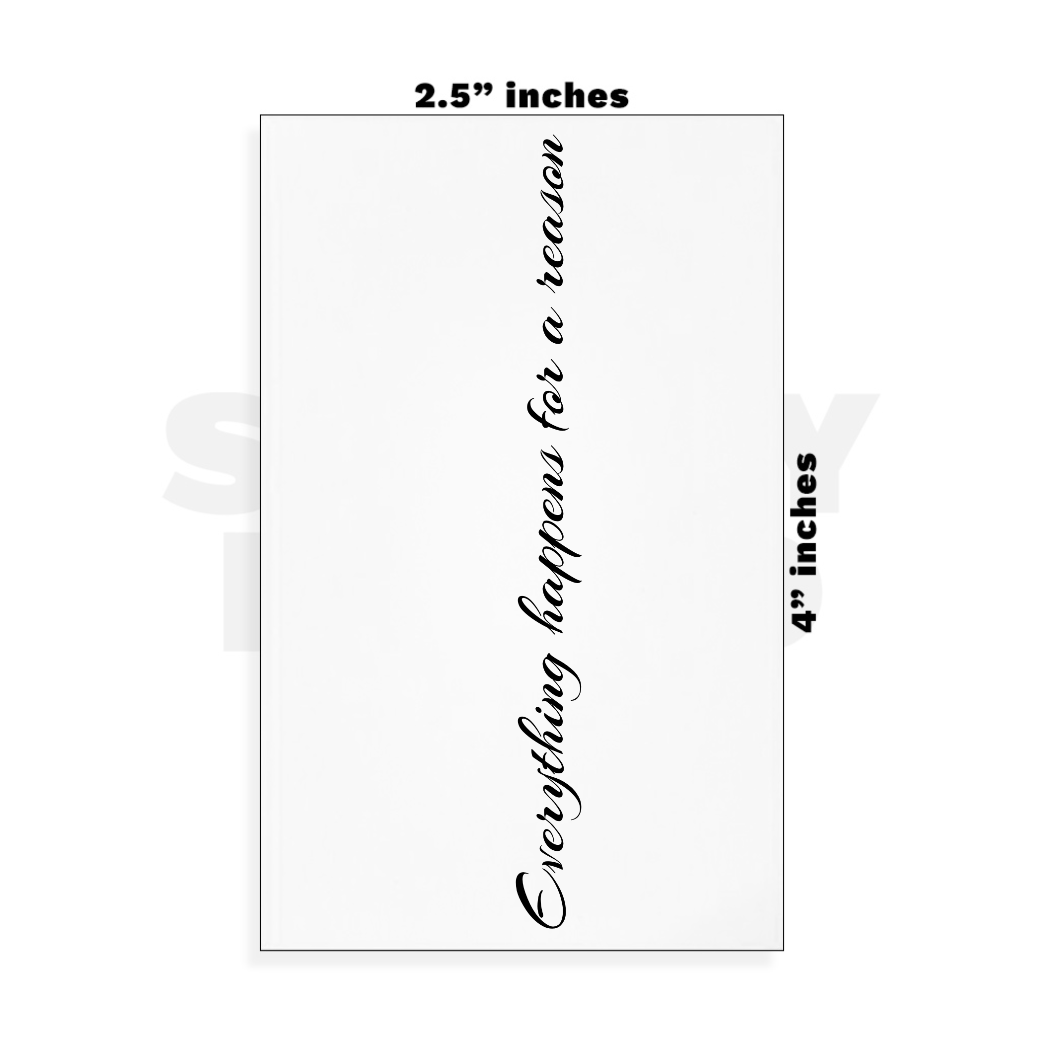 Custom Small - 2.5in x 4in