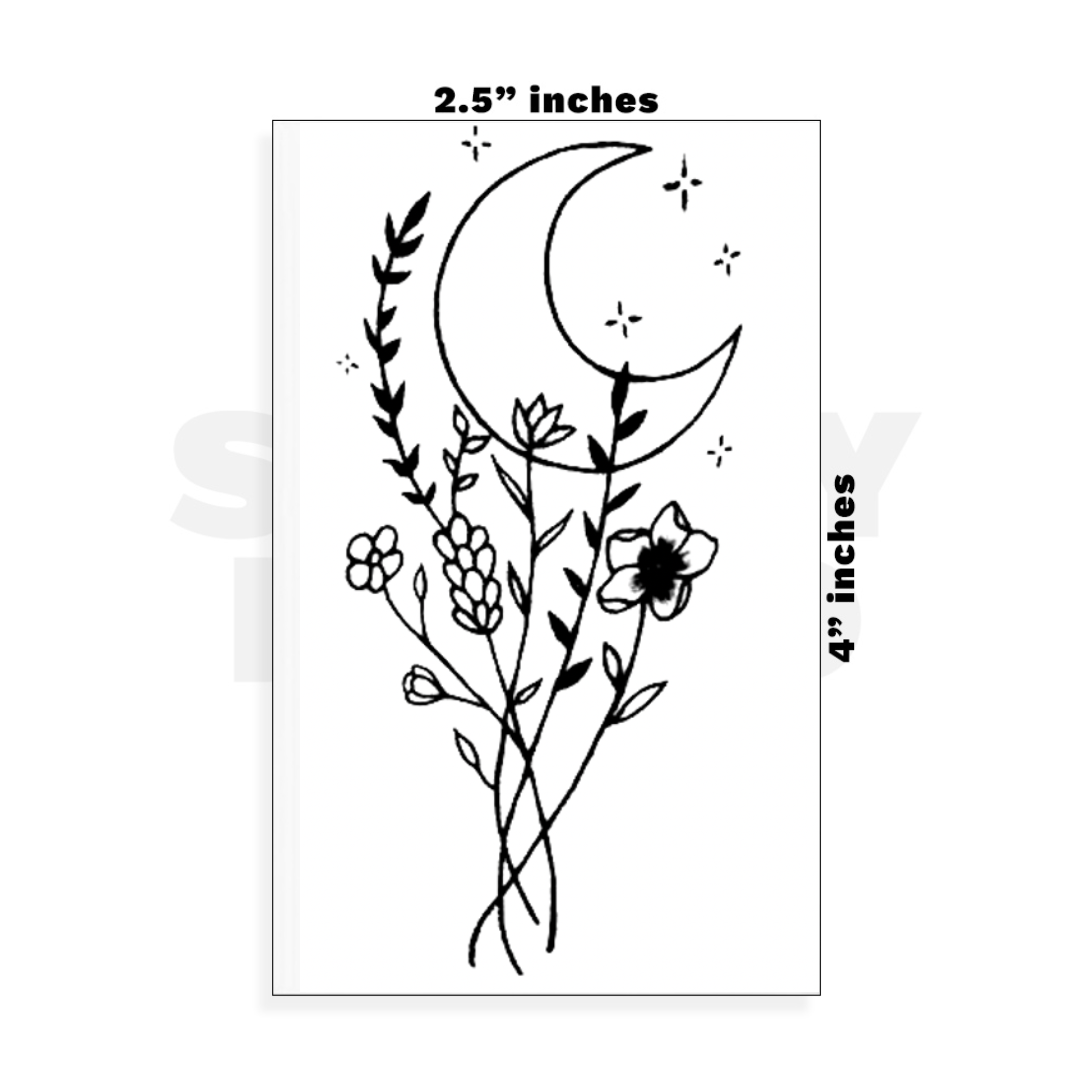 Custom Small - 2.5in x 4in