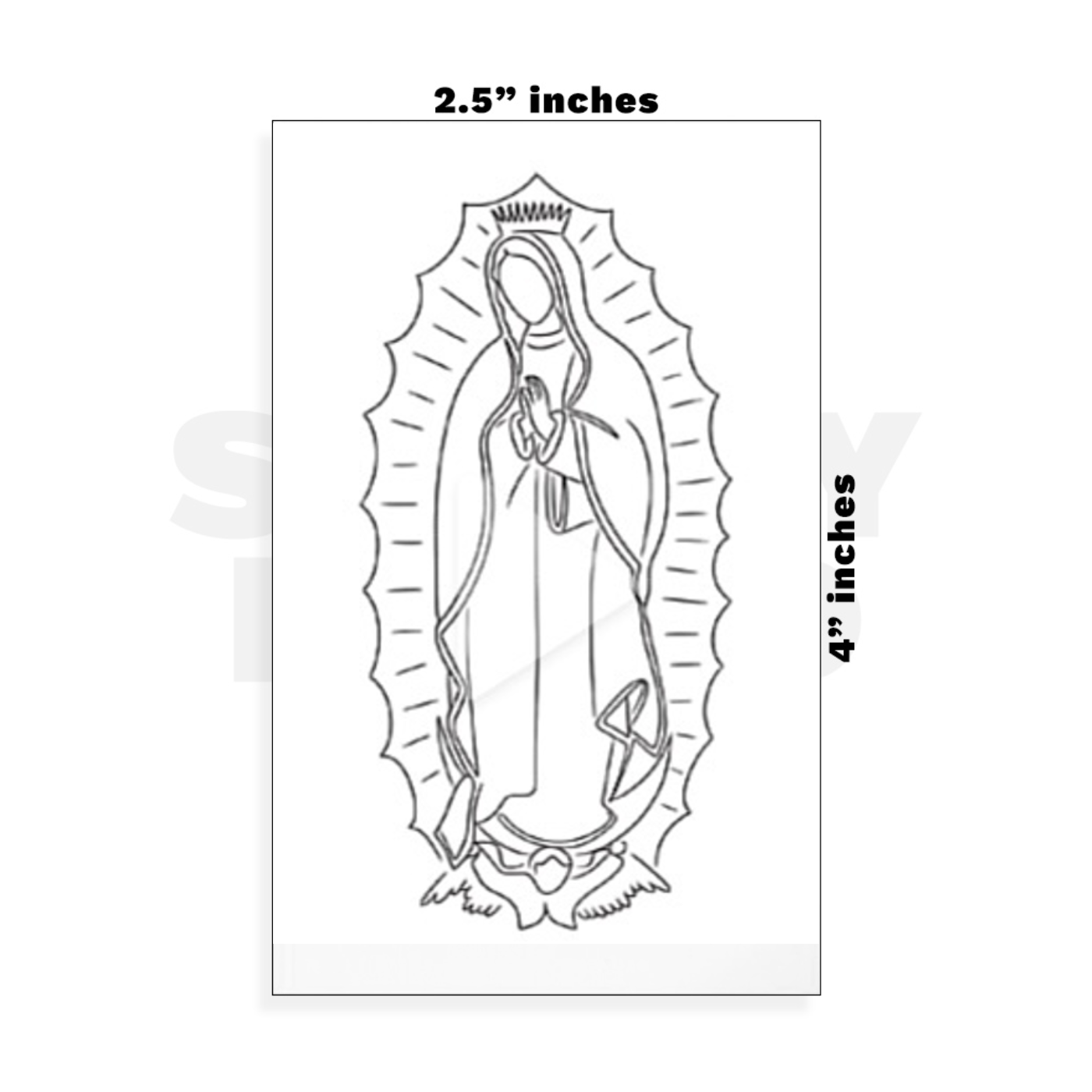 Custom Small - 2.5in x 4in