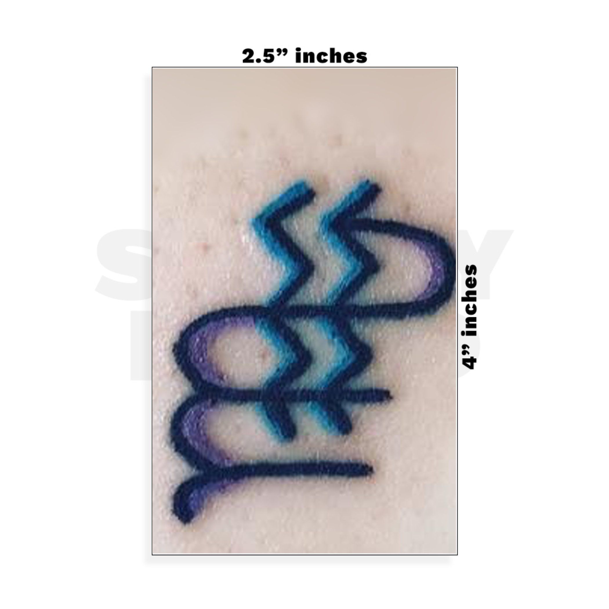 Custom Small - 2.5in x 4in