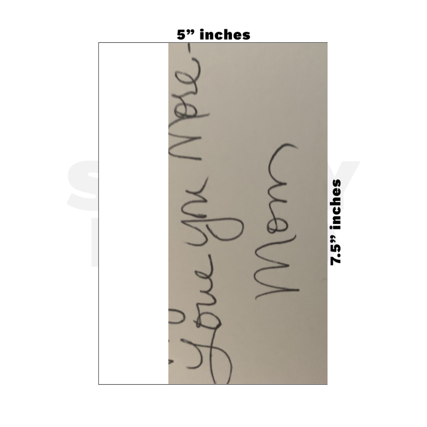 Custom Medium - 5in x 7.5in