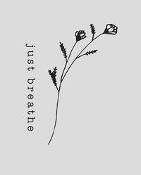 NEW Just Breathe Tattoo - Semi Permanent