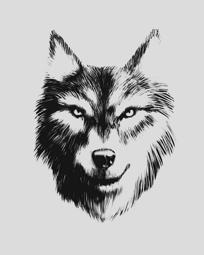 Lone Wolf Tattoo - Semi Permanent