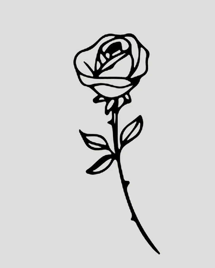 Rose Tattoo - Semi Permanent