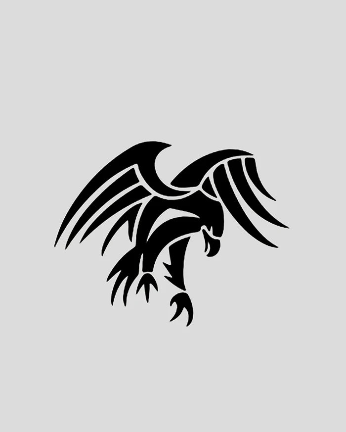 Tribal Eagle Tattoo - Semi Permanent