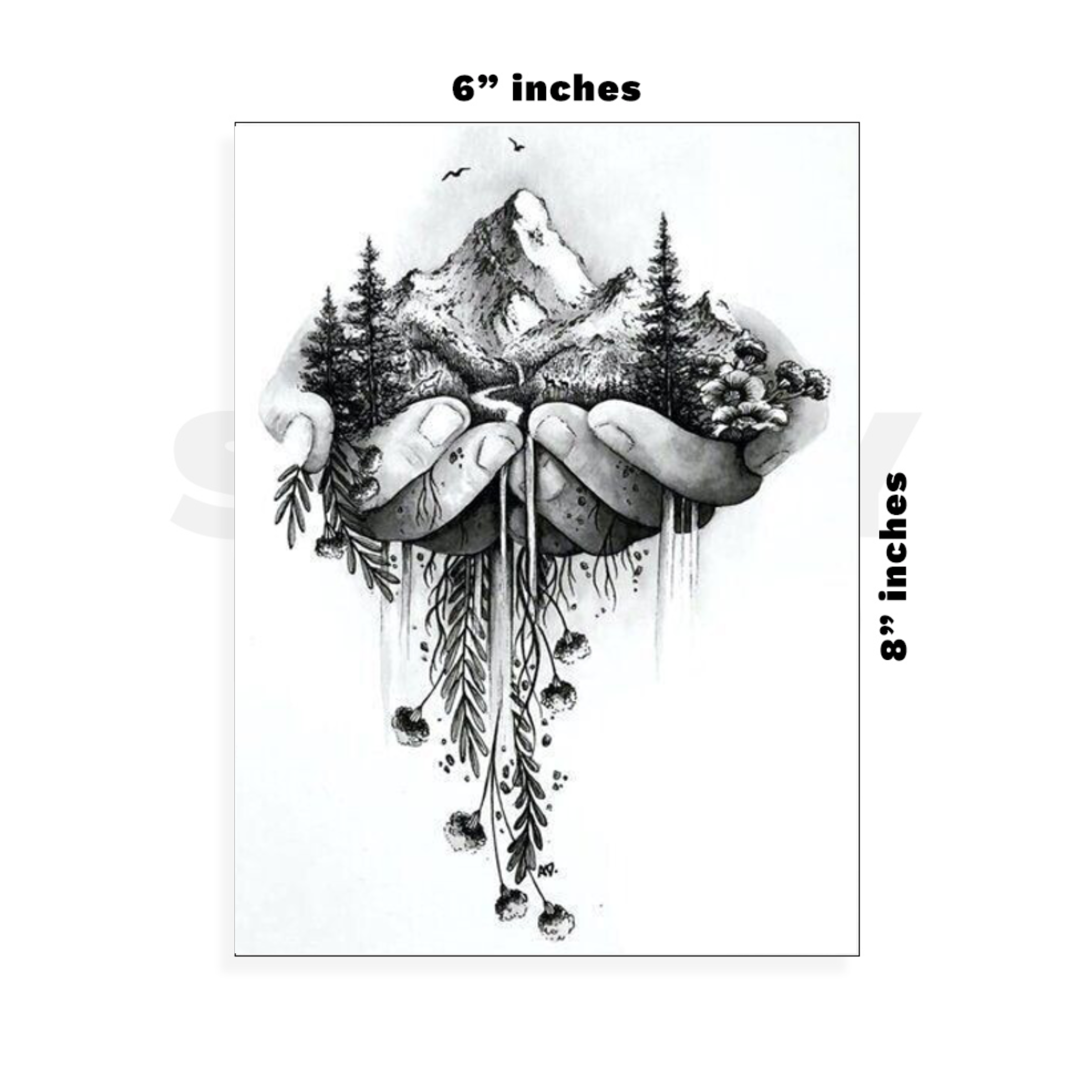 Custom Large - 6in x 8.5in