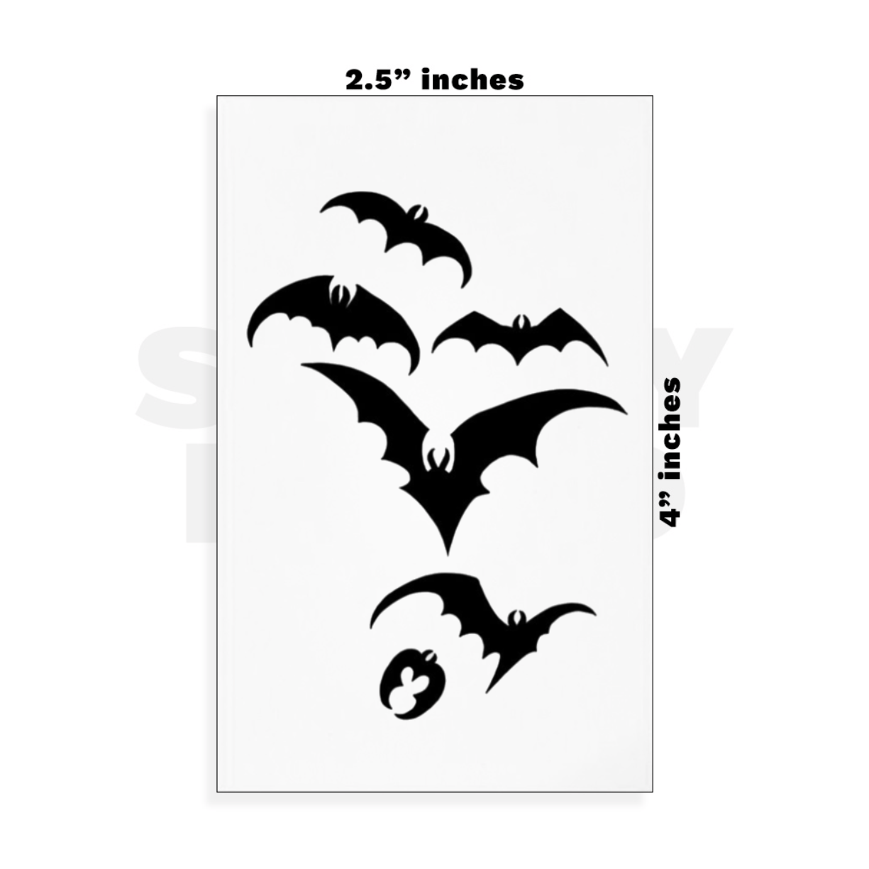 Custom Small - 2.5in x 4in