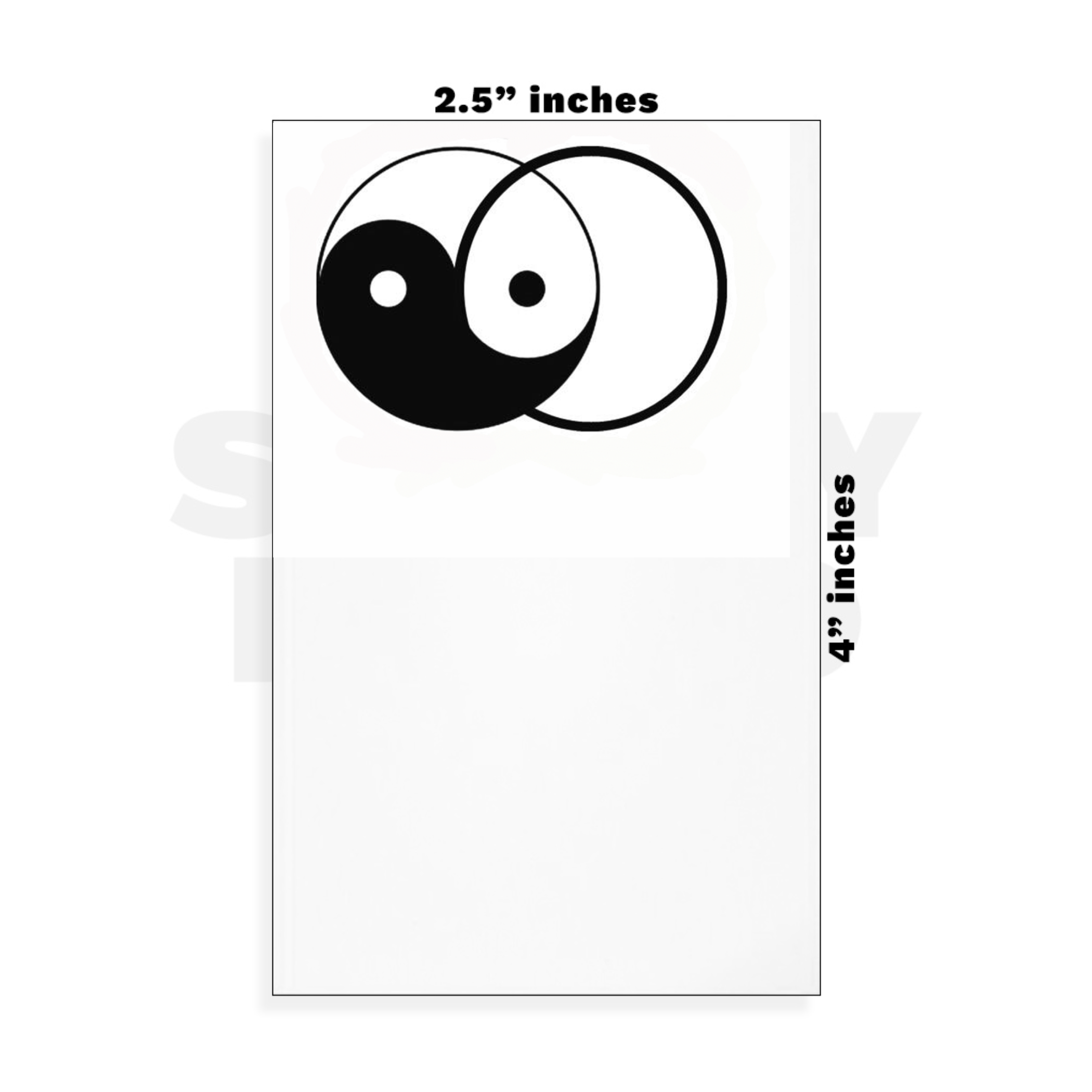 Custom Small - 2.5in x 4in