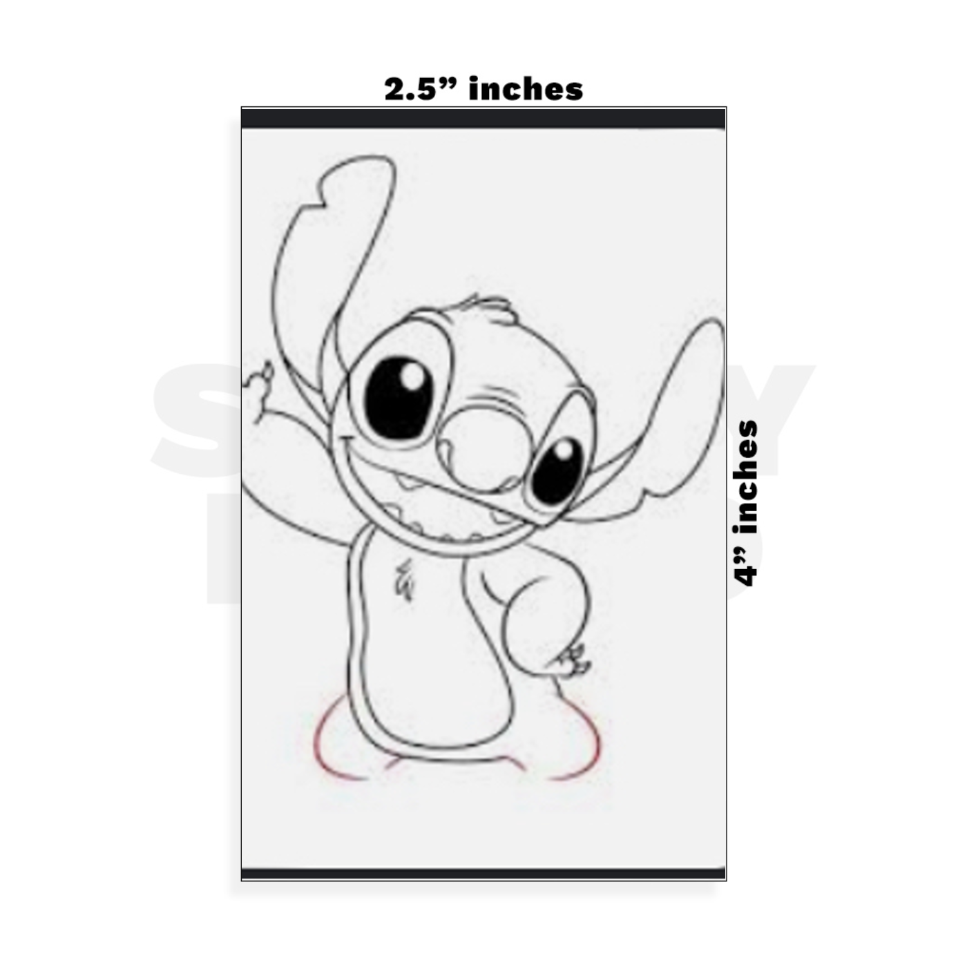 Custom Small - 2.5in x 4in