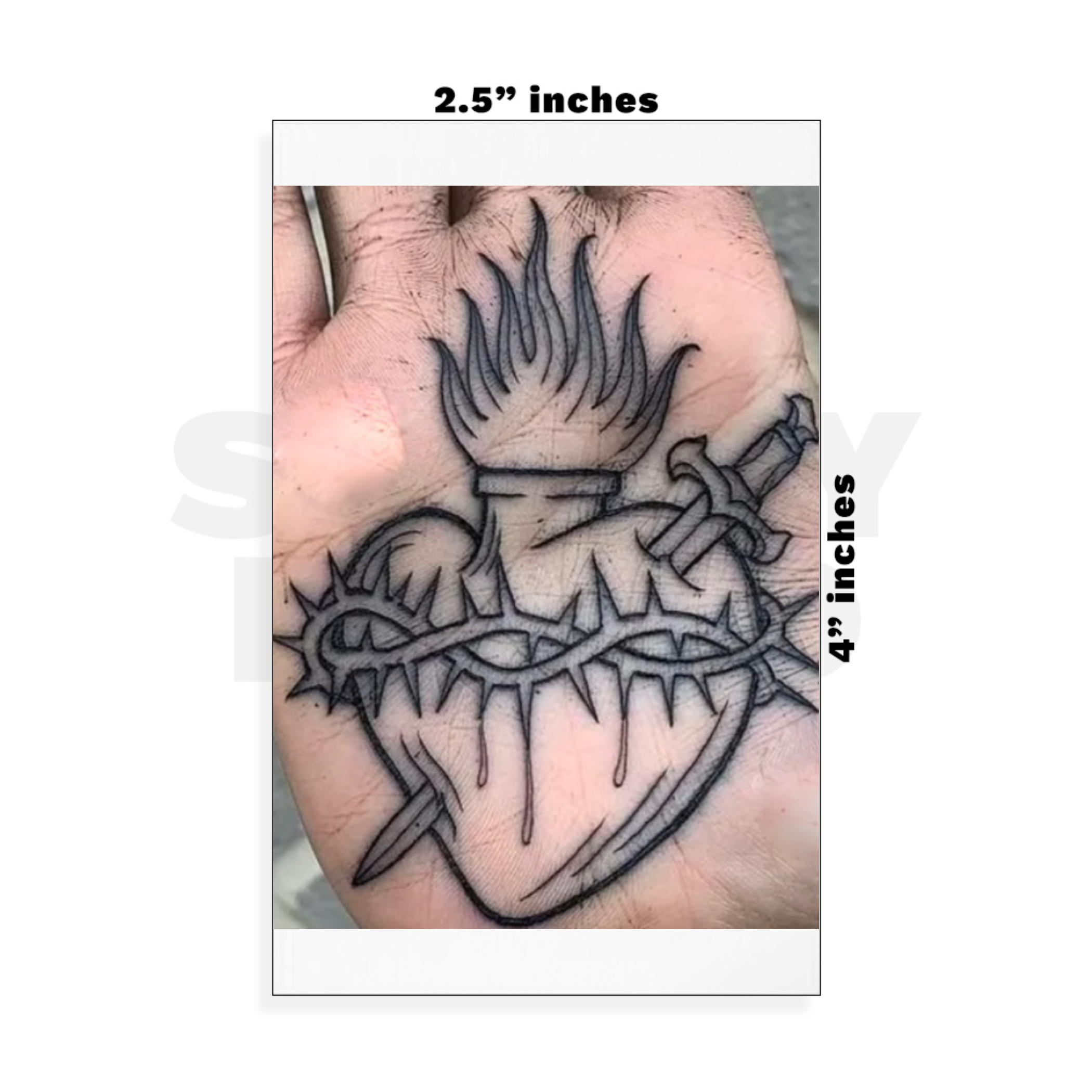 Custom Small - 2.5in x 4in