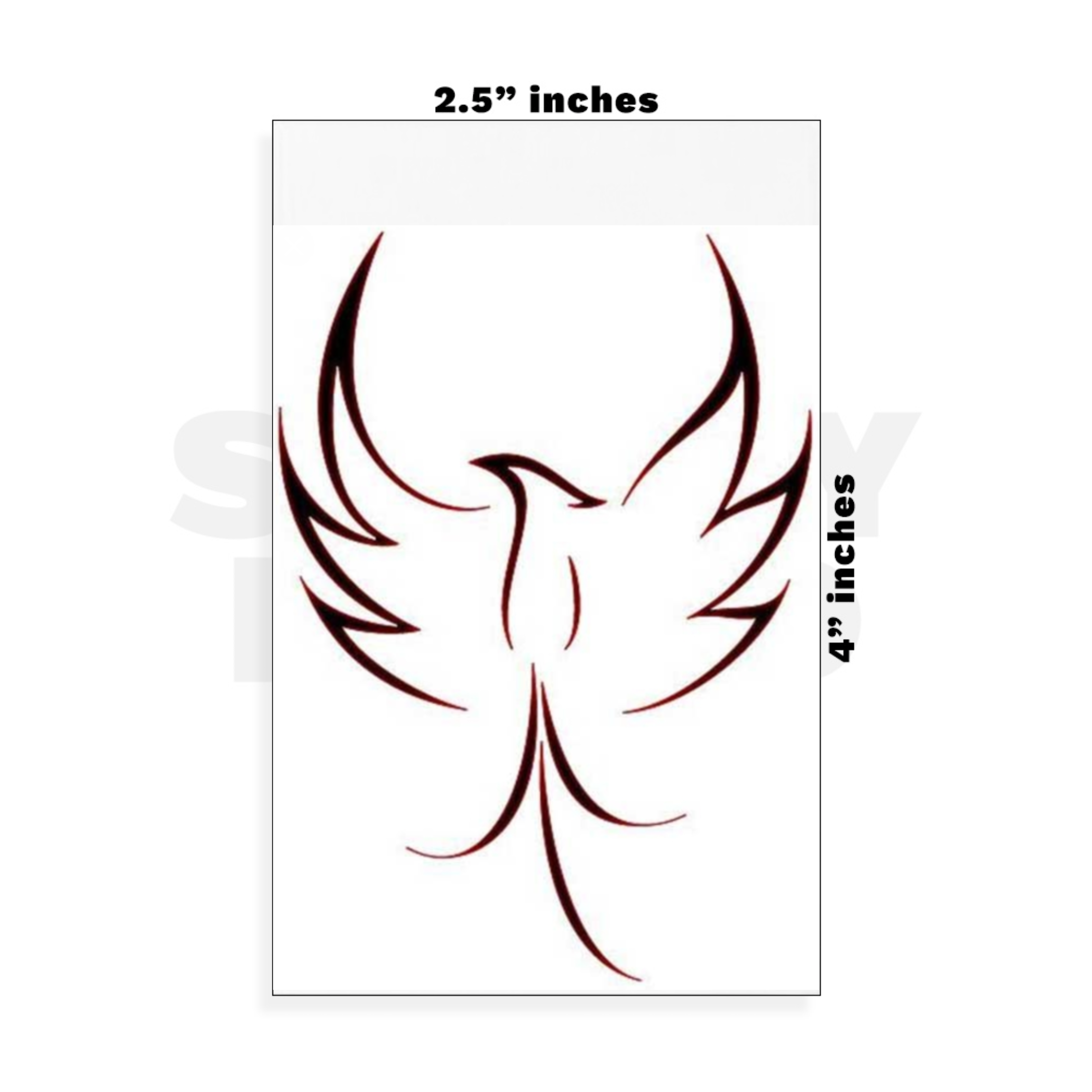 Custom Small - 2.5in x 4in