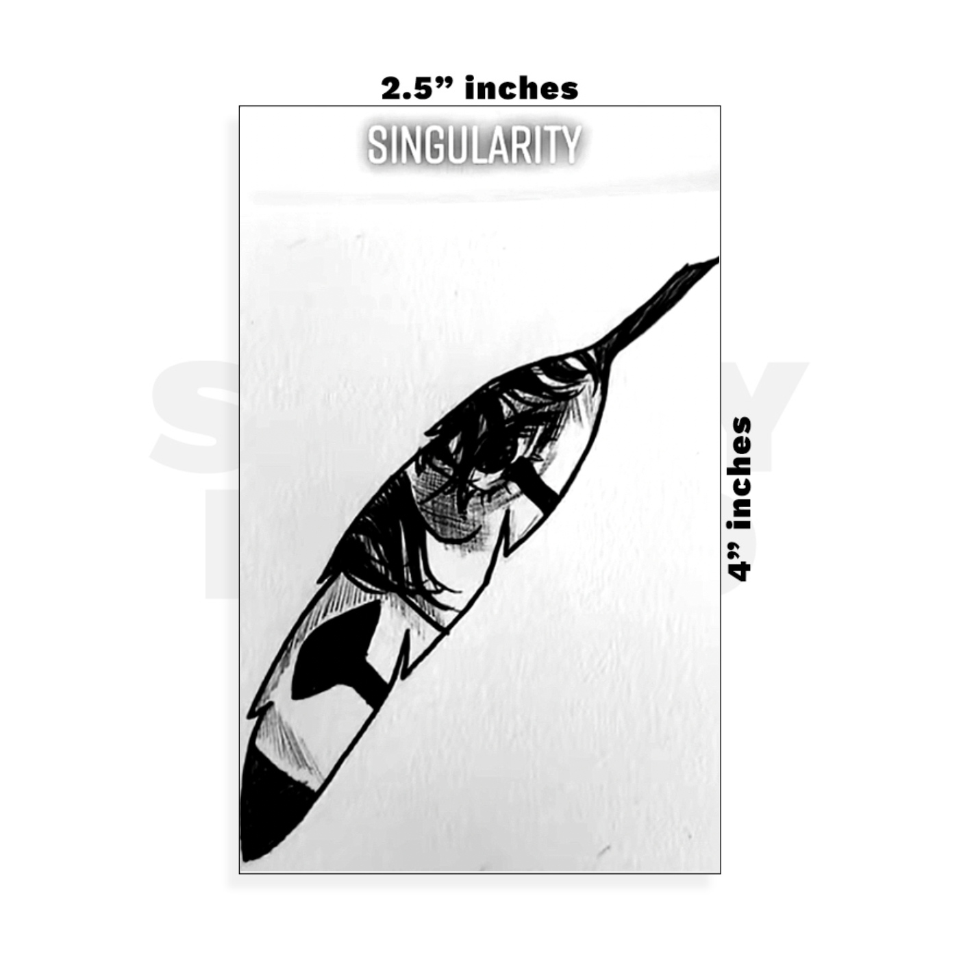 Custom Small - 2.5in x 4in