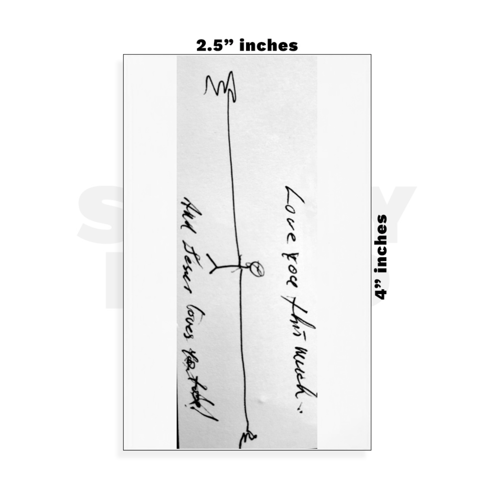 Custom Small - 2.5in x 4in