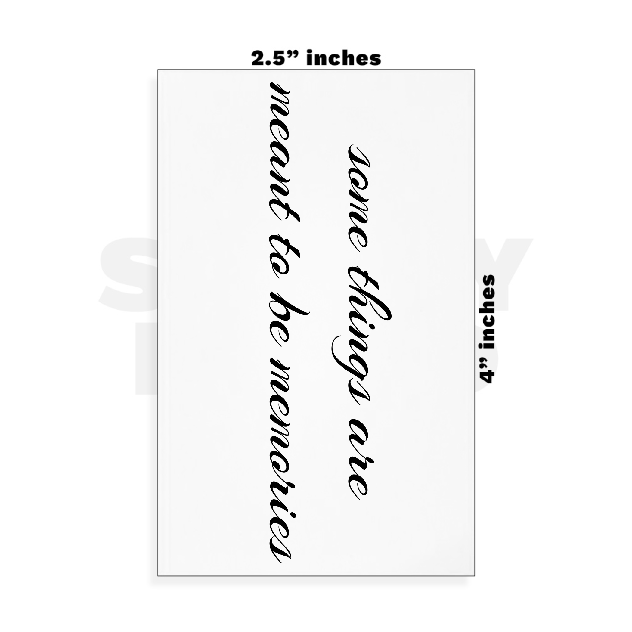 Custom Small - 2.5in x 4in