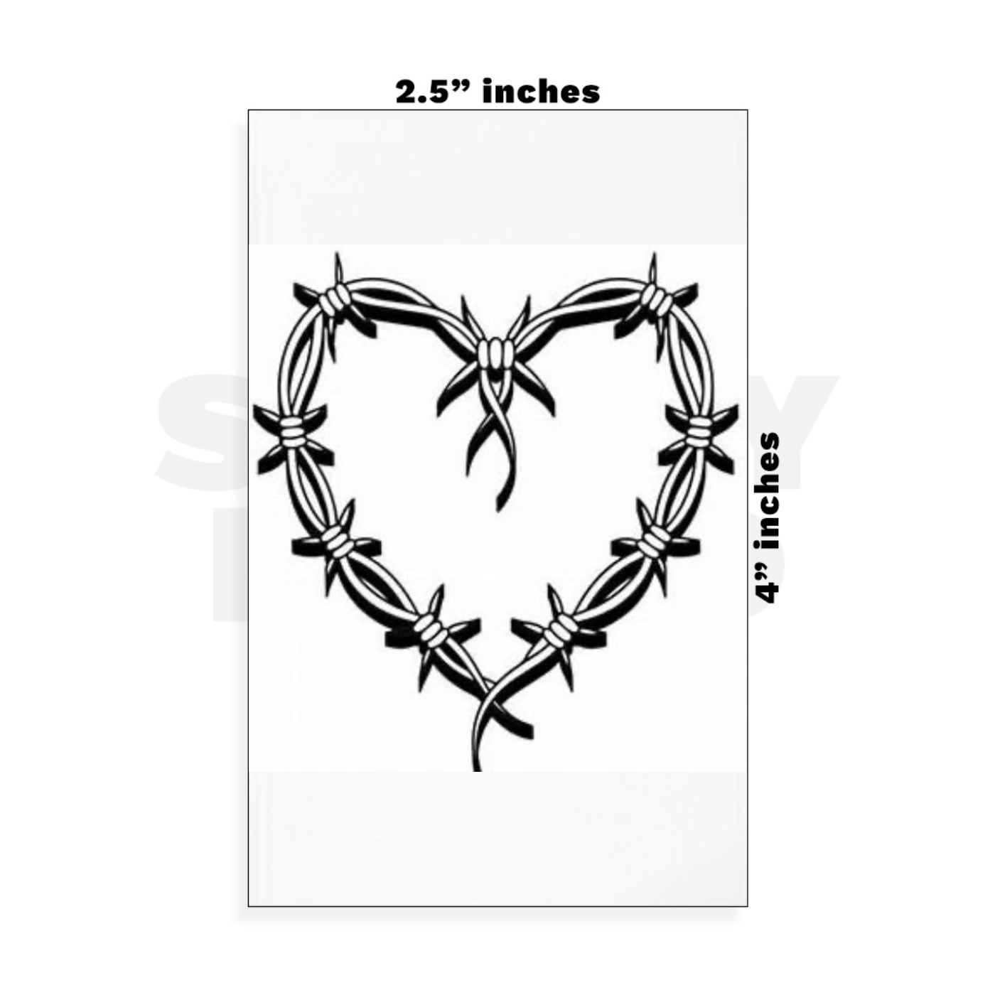 Custom Small - 2.5in x 4in