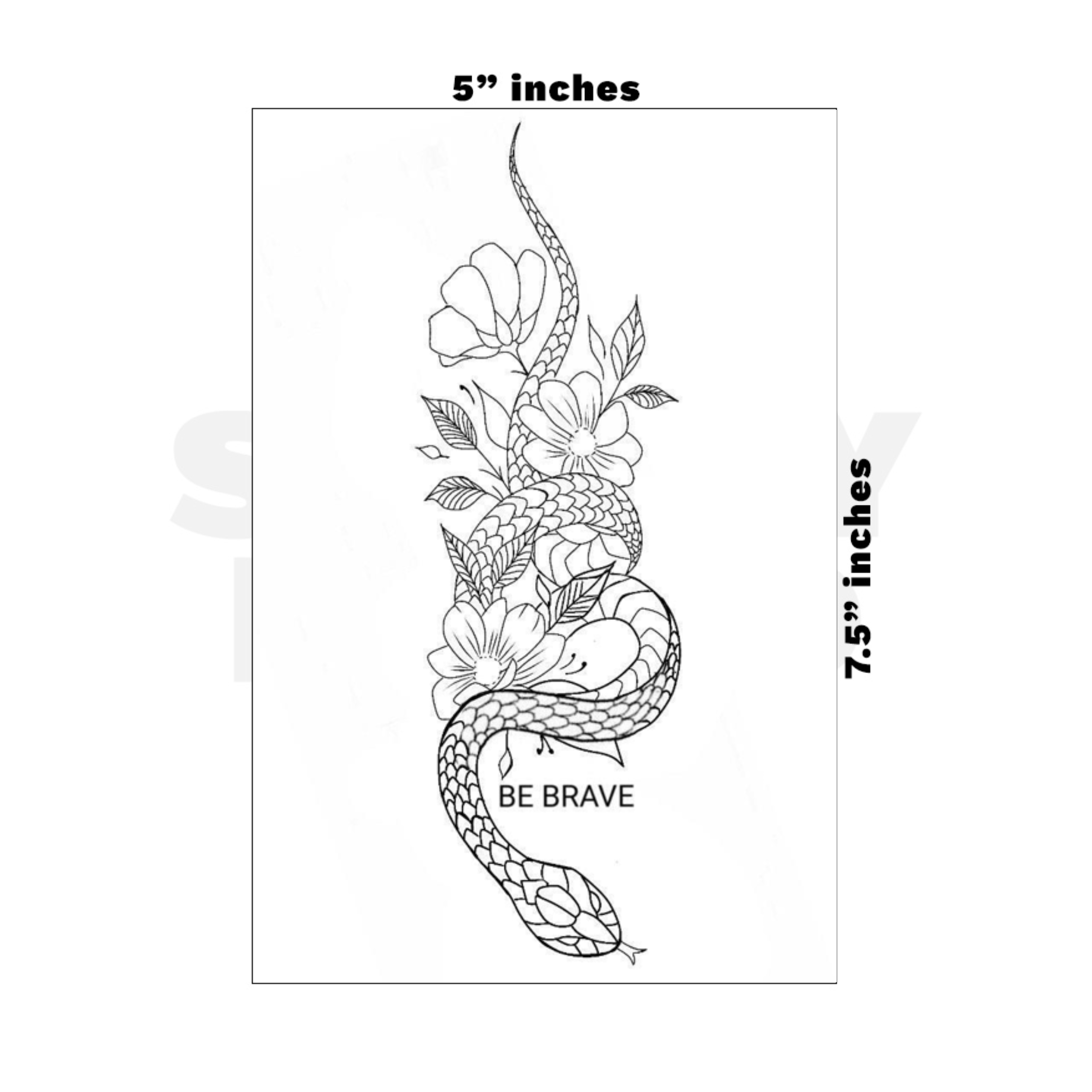 Custom Medium - 5in x 7.5in