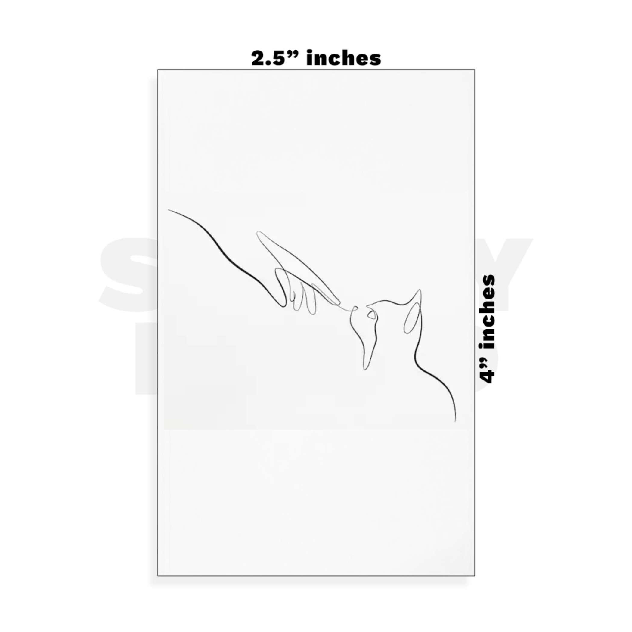 Custom Small - 2.5in x 4in