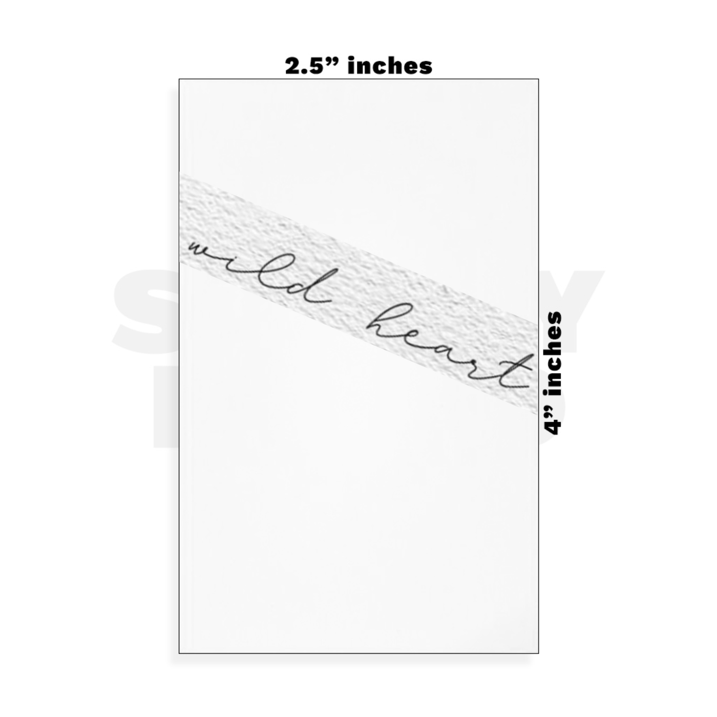 Custom Small - 2.5in x 4in