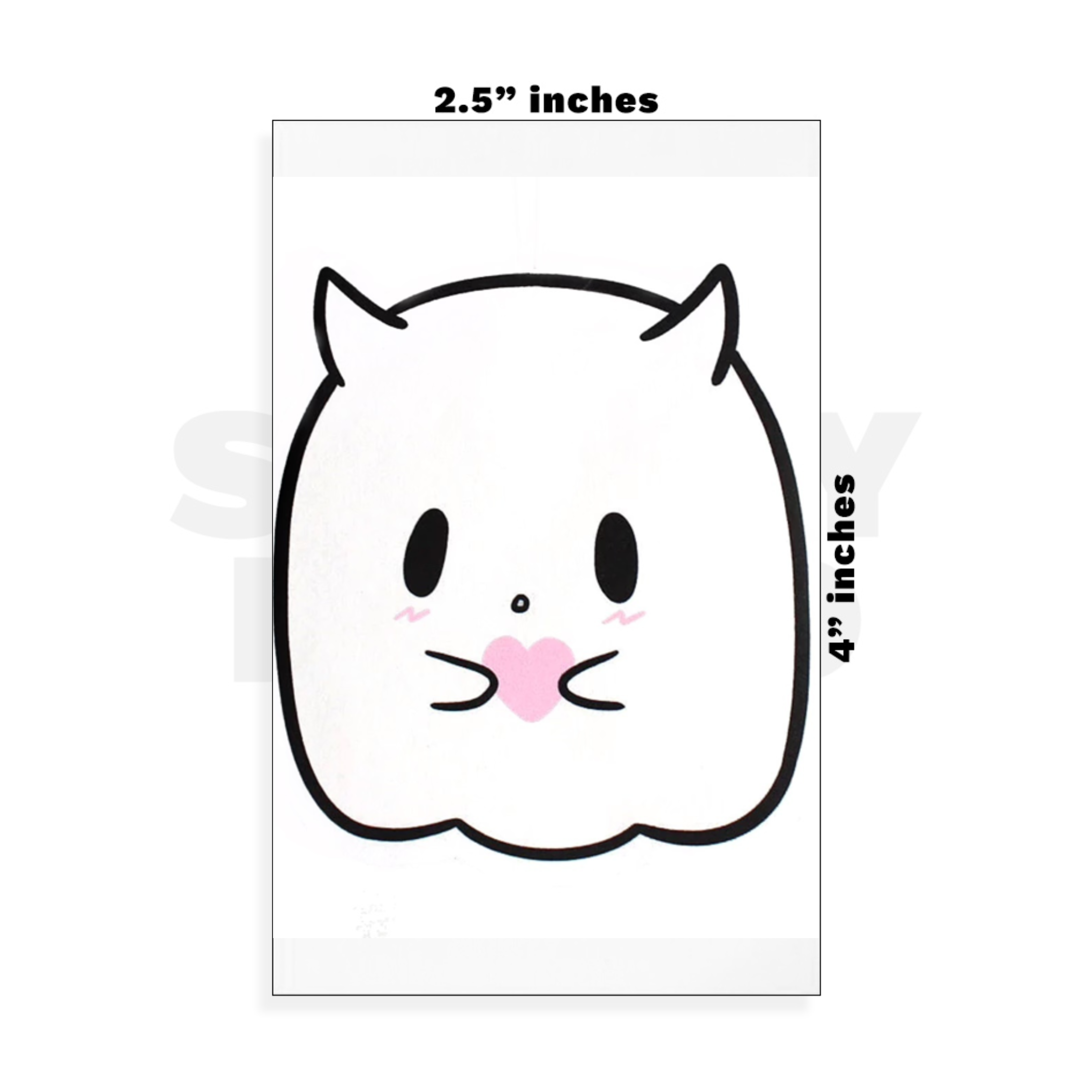 Custom Small - 2.5in x 4in