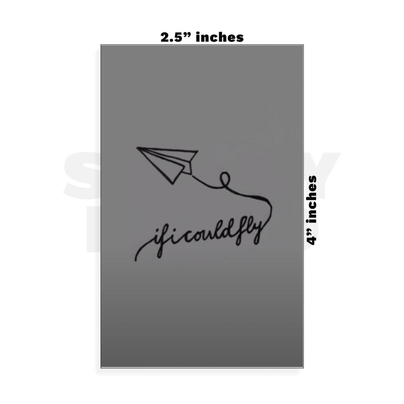 Custom Small - 2.5in x 4in