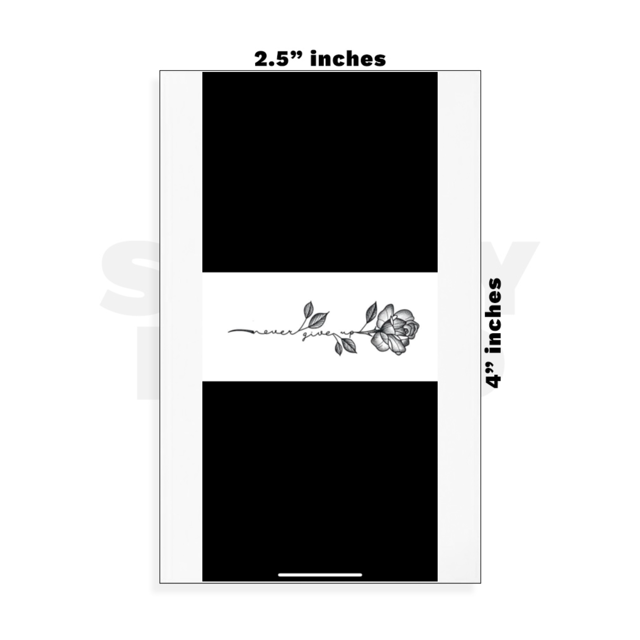 Custom Small - 2.5in x 4in