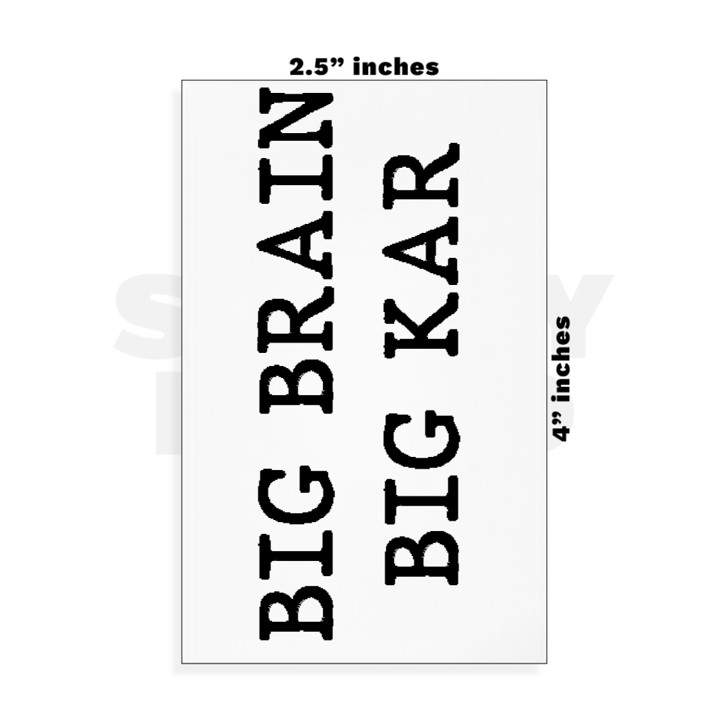 Custom Small - 2.5in x 4in