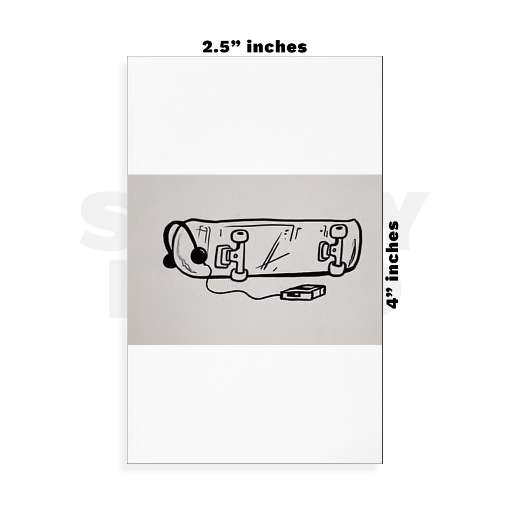 Custom Small - 2.5in x 4in