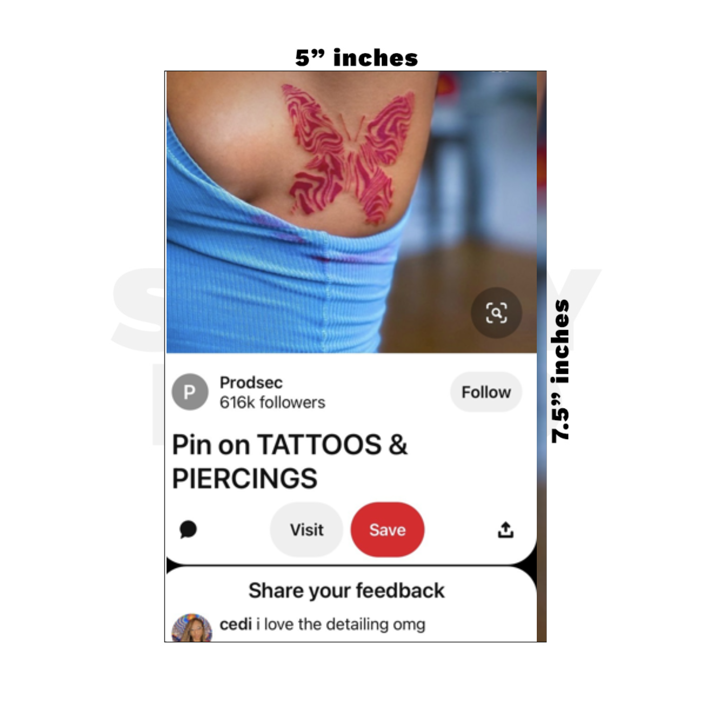 Custom Medium - 5in x 7.5in