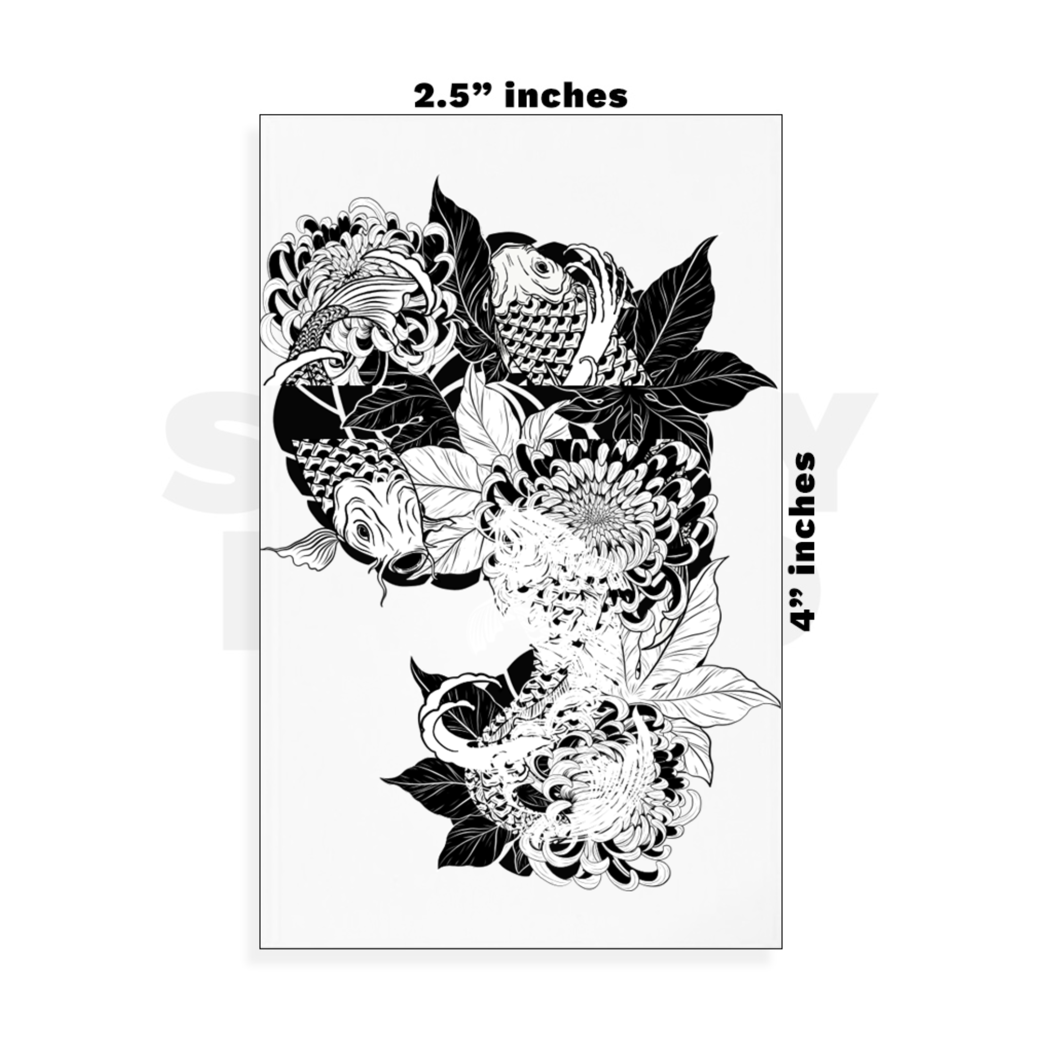 Custom Small - 2.5in x 4in