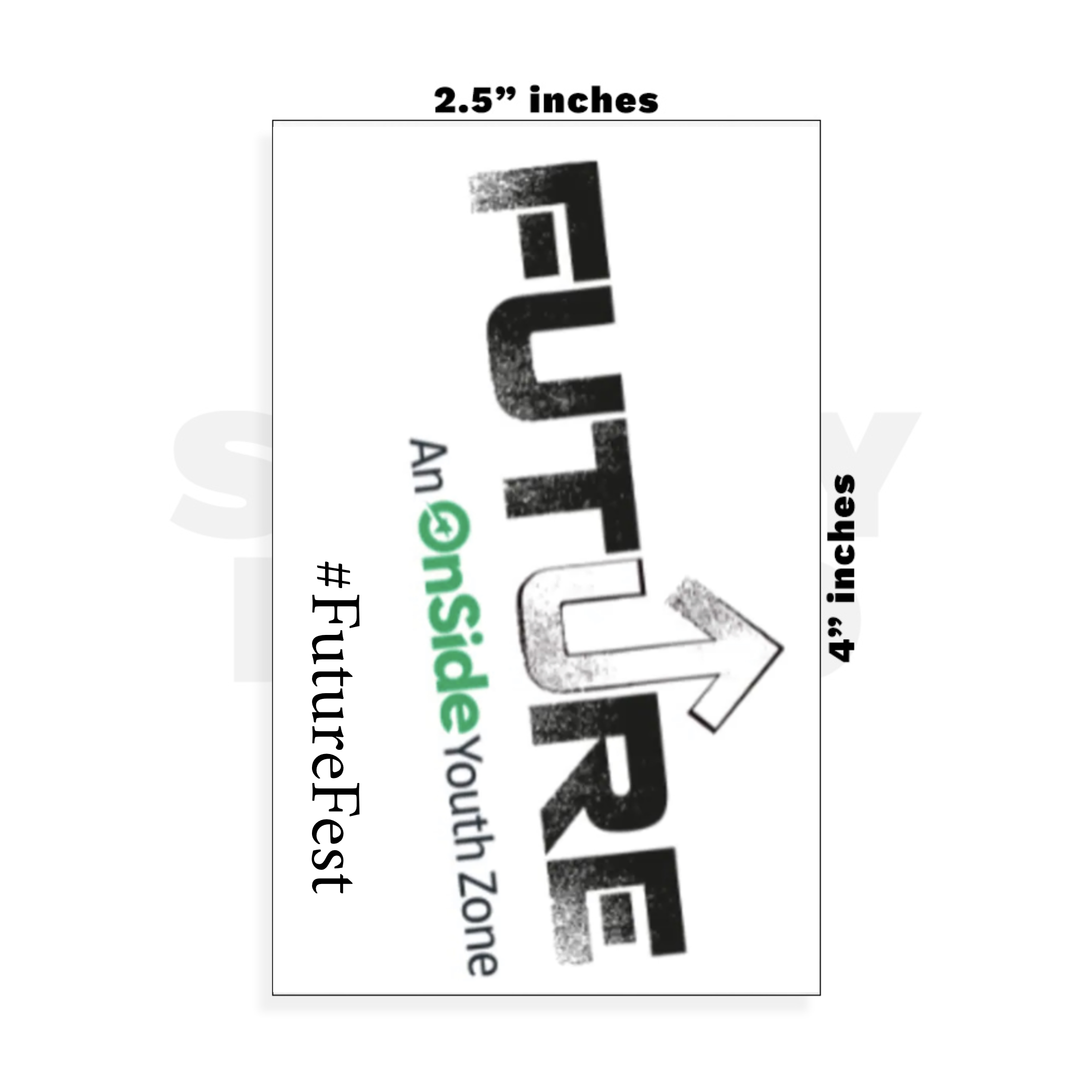 Custom Small - 2.5in x 4in