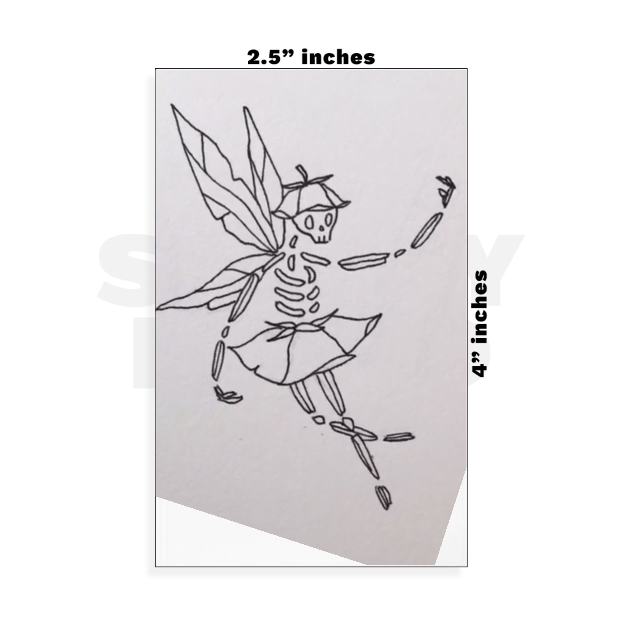 Custom Small - 2.5in x 4in