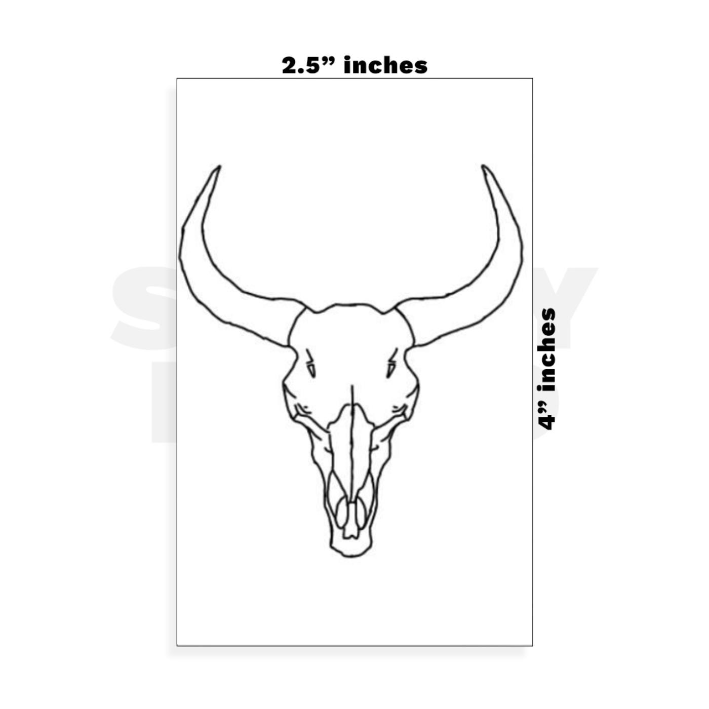 Custom Small - 2.5in x 4in