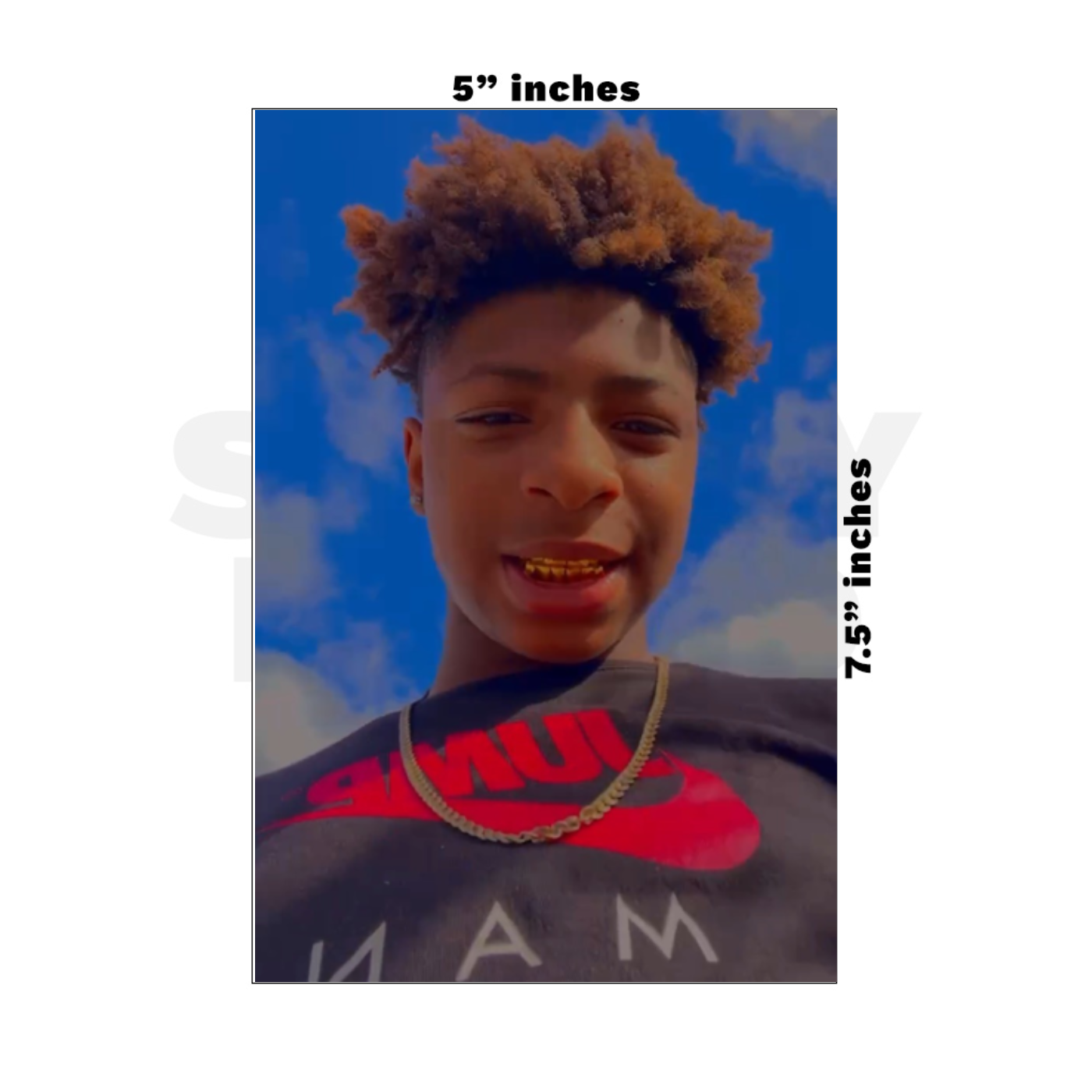 Custom Medium - 5in x 7.5in