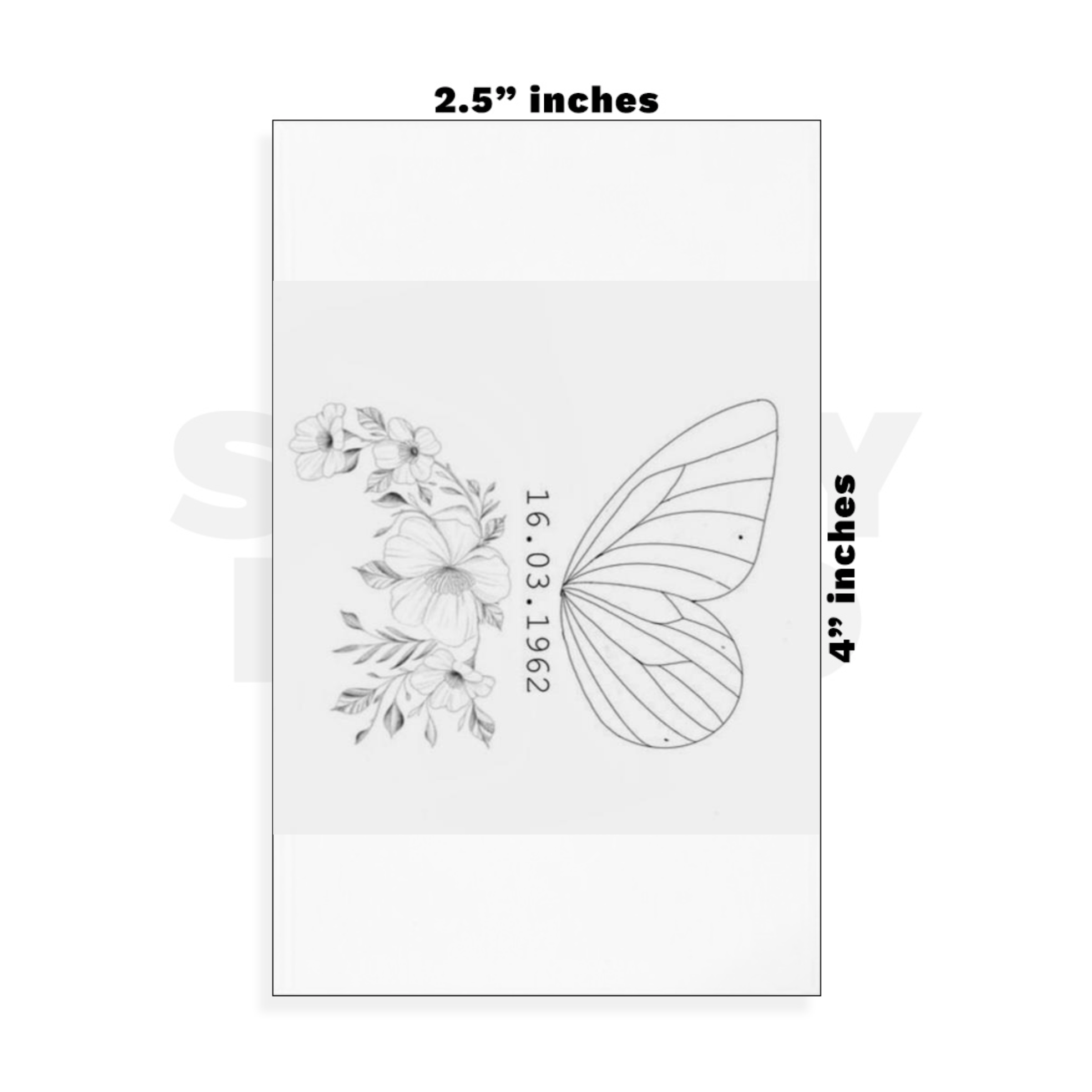 Custom Small - 2.5in x 4in