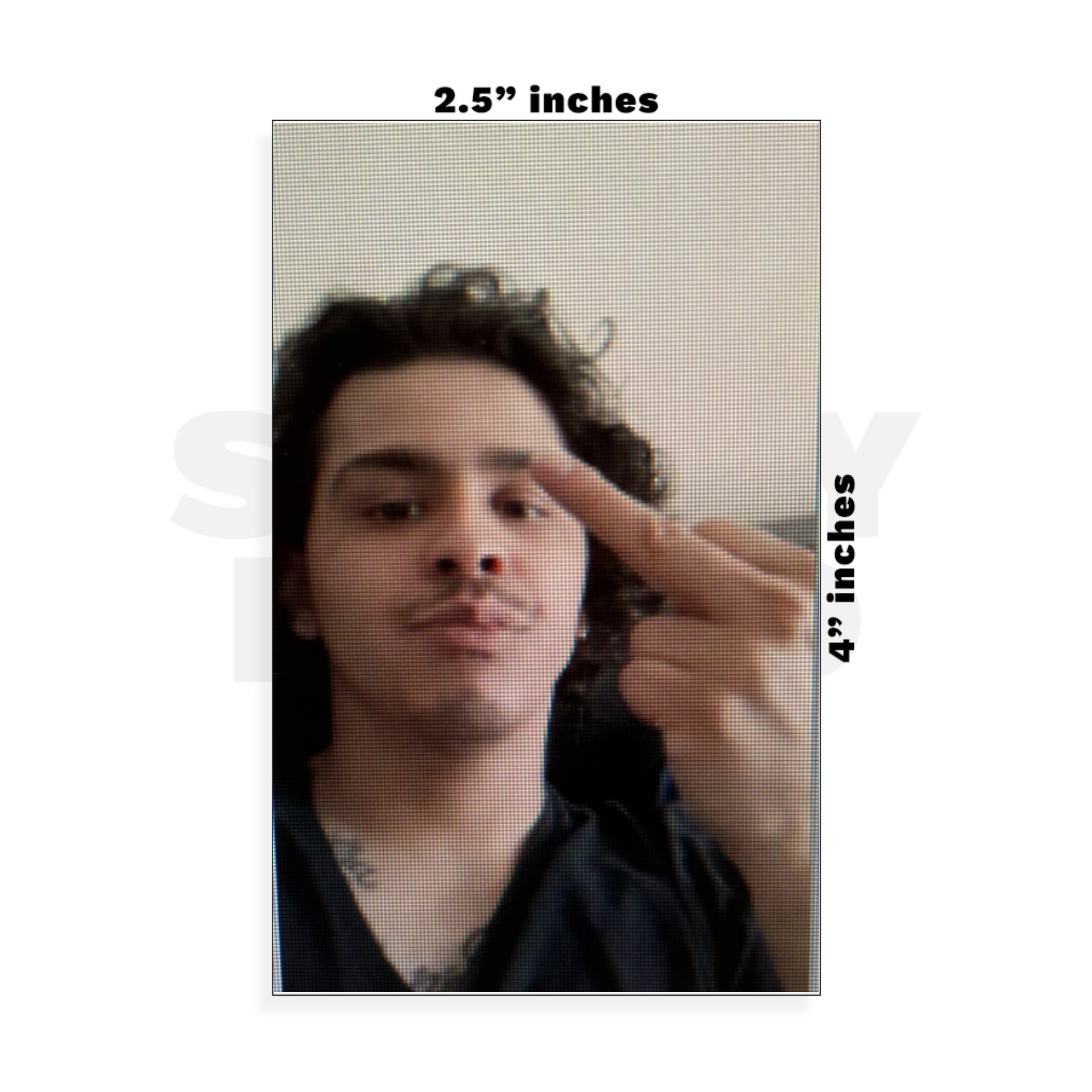 Custom Small - 2.5in x 4in