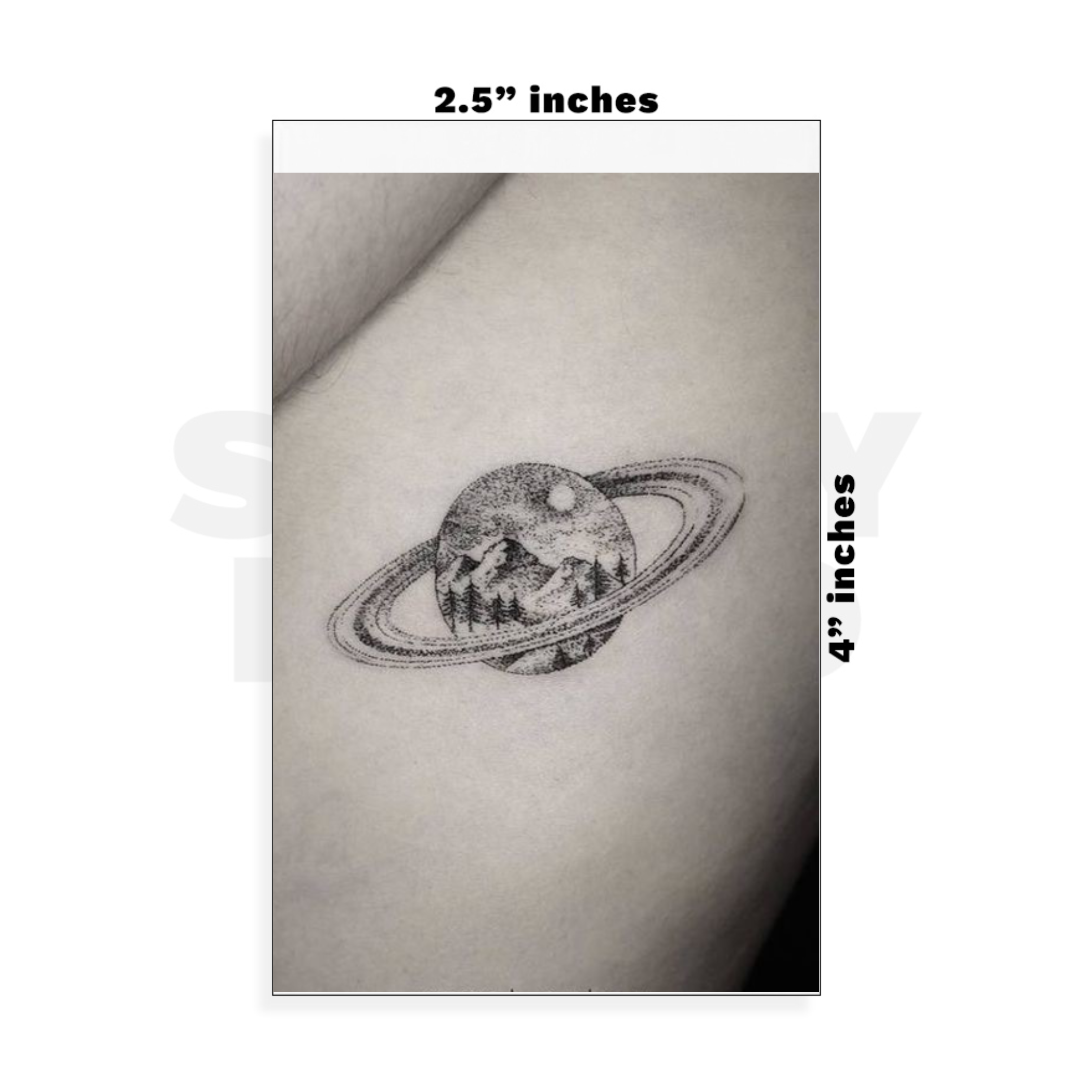 Custom Small - 2.5in x 4in